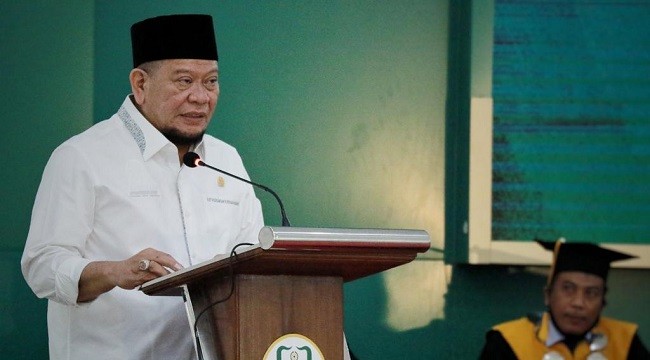 Orasi di IAIN, LaNyalla Soroti Darurat Akhlak dan Adab