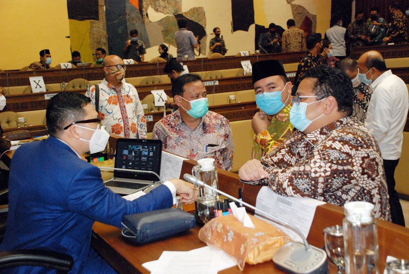 Doli Kurnia Pimpin Rapat  Dengan  Mendagri, DKPP Dan Bawaslu
