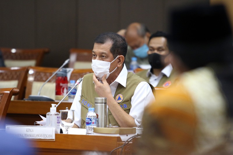 Doni Monardo Raker Dengan Komisi VIII DPR