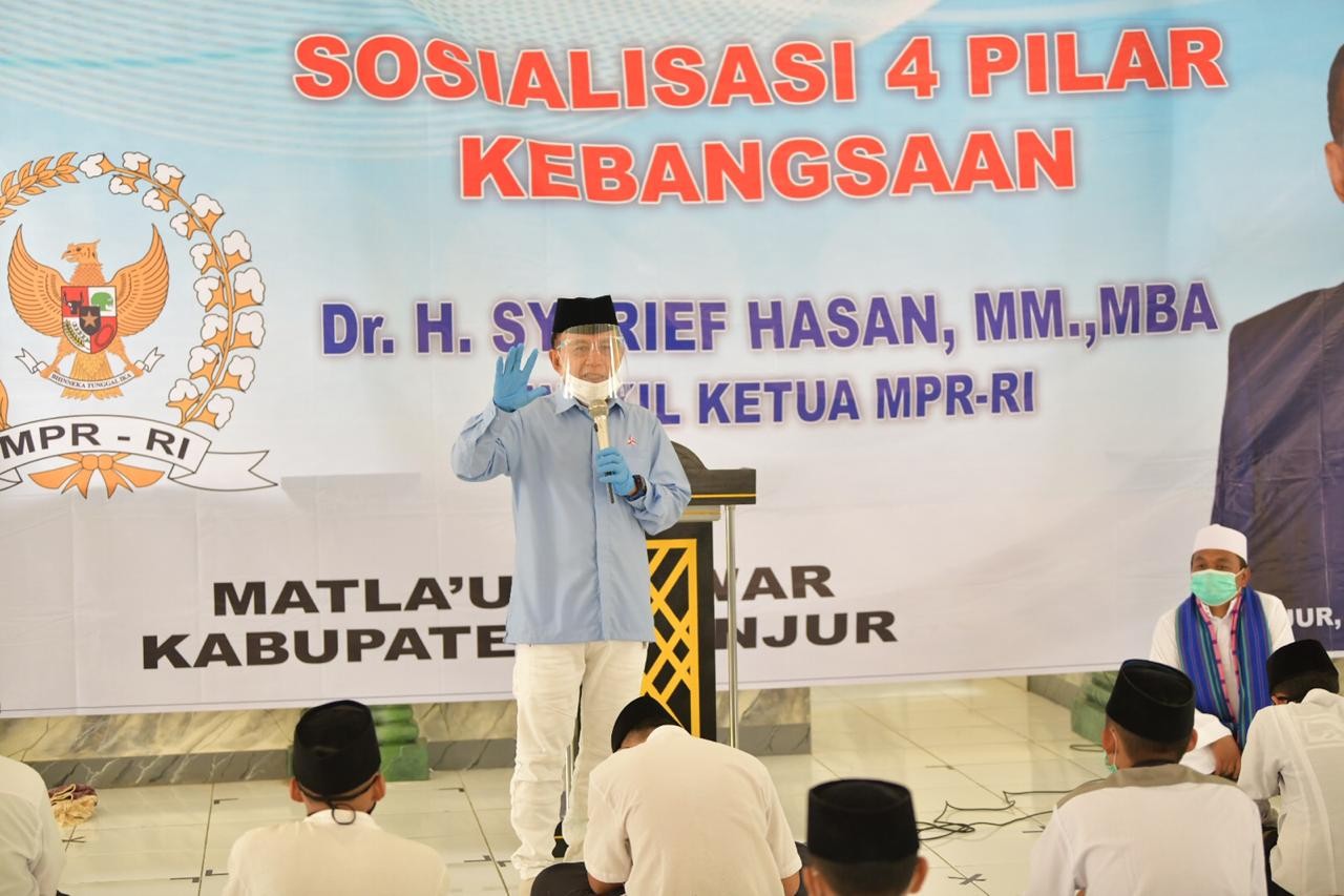 Wakil Ketua MPR RI Sebut Sosialisasi 4 Pilar Untuk Menumbuhkan Rasa Cinta Tanah Air