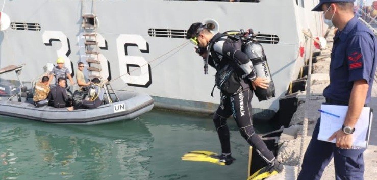 TNI Latihan Menyelam Bareng Coast Guard Turki