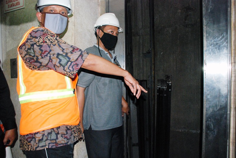 Lift Basement Gedung Nusantara I DPR Terbakar