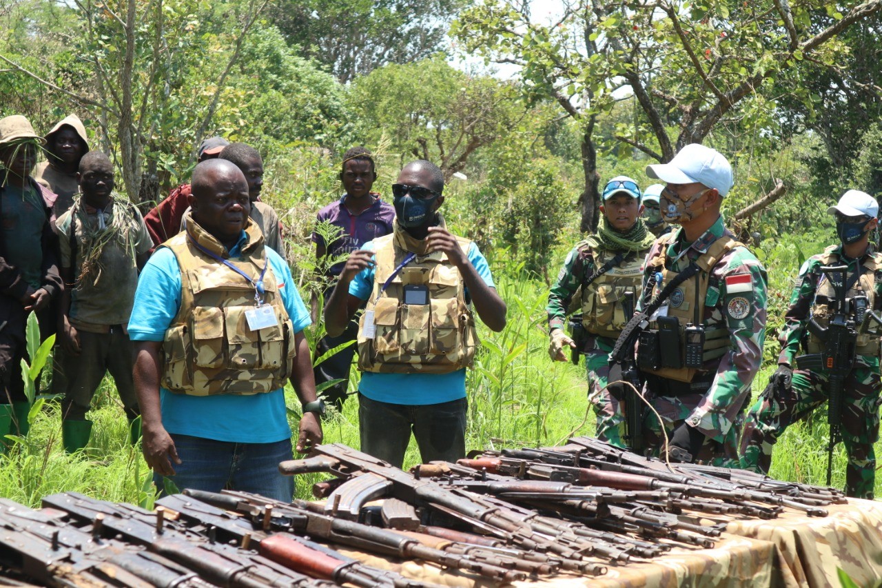 Turunkan 43 Milisi Beserta 32 Senjata, Satgas TNI RDB Monusco Ukir Prestasi