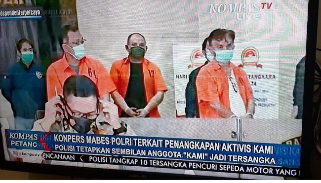 Aktivis KAMI Diborgol dan Dipamerkan, Lieus Minta Polisi Berhenti Jadi Alat Kekuasaan