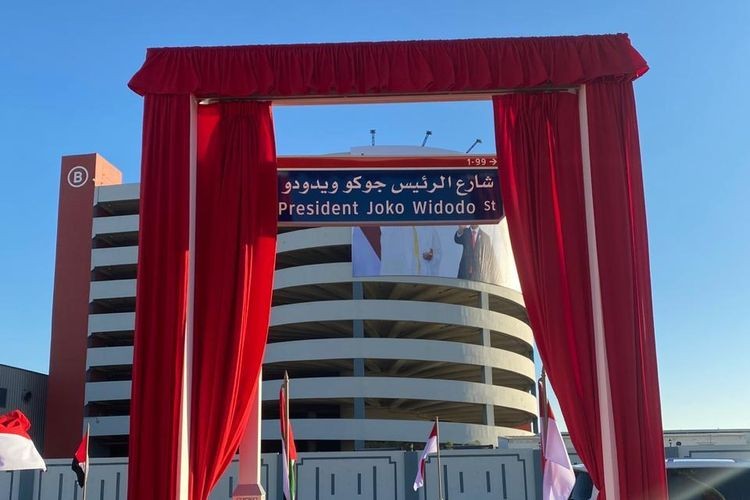 Nama Presiden Jokowi Dijadikan Nama Jalan Di Abu Dhabi
