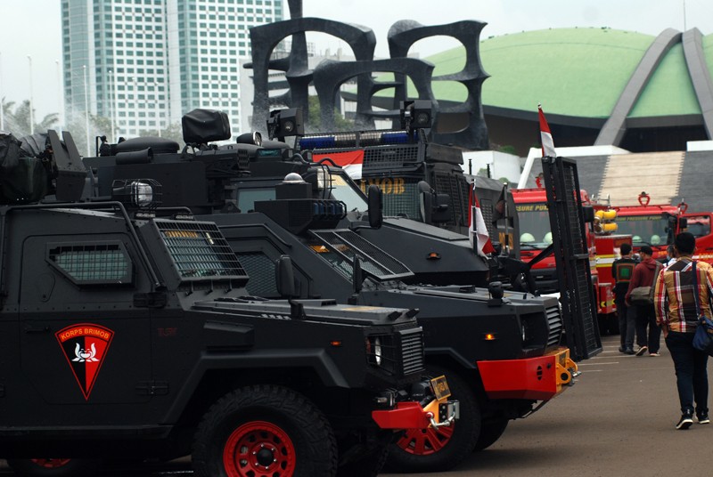 Kepolisian Tetap Siaga Di DPR