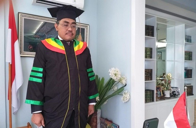 Mengikuti Prosesi Wisuda Virtual UNJ , Ini Harapan Gus Jazil Pada Wisudawan