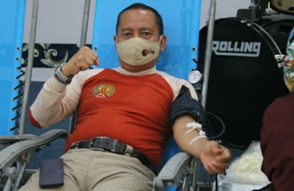 Stok Darah Kosong, Lapas Kelas IIA Subang Gandeng PMI Gelar Donor Darah