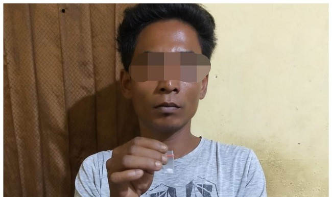 Jual Sabu, Pak Salman Diringkus Tekab Polsek Tanjung Beringin