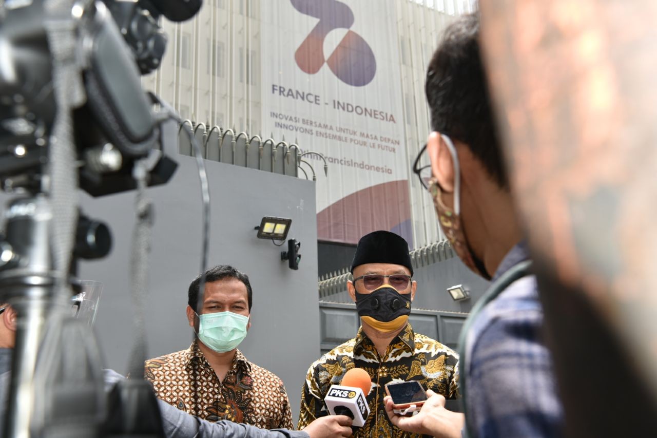 Datangi Kedubes Prancis, PKS Desak Macron Tinjau Kembali Pernyataannya