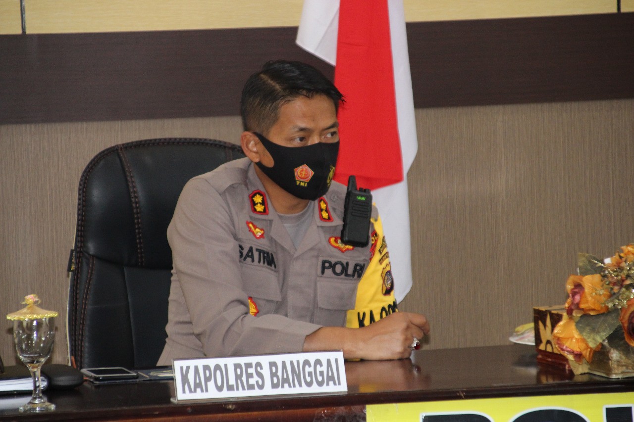 Amankan Debat Publik, Kapolres Banggai Kerahkan Ratusan Personel Gabungan TNI/Polri 