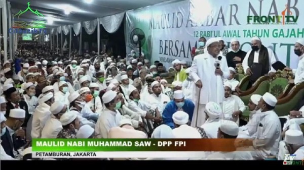 Habib Rizieq Terima Didenda Rp 50 Juta karena Langgar Protokol Kesehatan