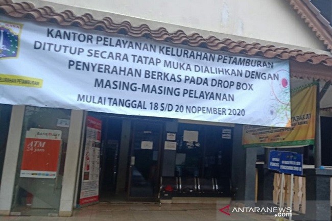 Lurah Positif COVID-19, Kelurahan Petamburan Ditutup