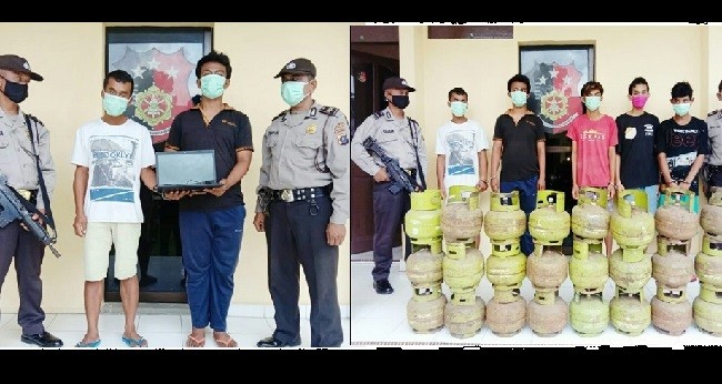 Berkat Aplikasi Horas Paten, Polres Simalungun Bekuk Pencuri Laptop dan Tabung Gas