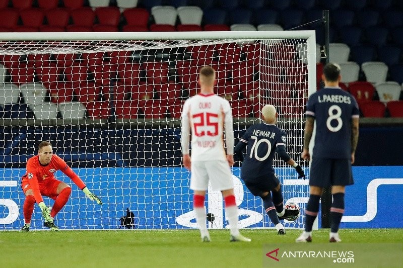 Penalti Neymar Bawa PSG Menang 1-0 Atas Leipzig