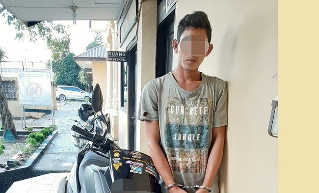 Gagal Gasak Motor, Pelaku Curanmor Nyaris Diamuk Massa