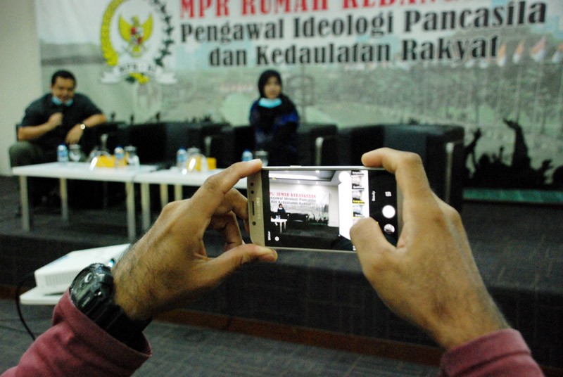 Diskusi Empat Pilar dengan Tema "Optimalisasi Pasar Online bagi Pelaku UMKM"