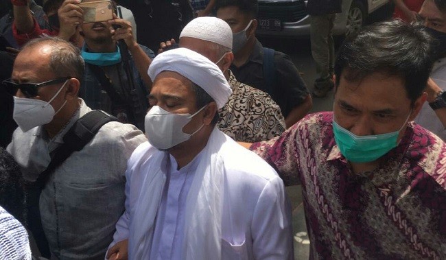 Datangi Polda Metro, HRS: Tidak Ada Persiapan, Kita Jawab, Selesaikan