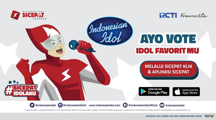 Dukung Idolamu Di Ajang Indonesian Idol Special Season Lewat SiCepat Ekspres