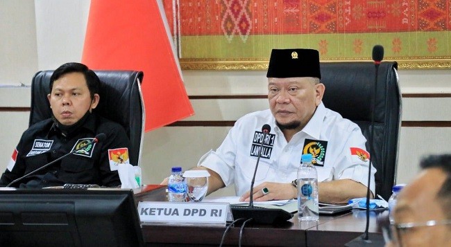 Rakor Dengan BUMN, LaNyalla Minta Semua Pihak Dukung Percepatan Proyek Strategis Nasional 