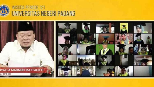 Orasi Di Universitas Negeri Padang, Ketua DPD RI Singgung Peran Tokoh Sumbar Pertahankan Kemerdekaan RI