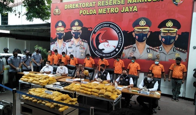 Sita 202 Kg Sabu di Petamburan, Polisi: Digunakan Untuk Danai Teroris Timteng