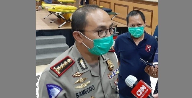 Oknum Polisi Tabrak Tiga Sepeda Motor, Satu Tewas di Tempat