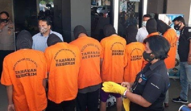 Bunuh Korban, Tujuh Begal Sadis di Bekasi Ditangkap