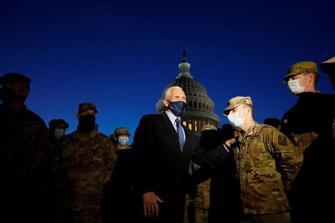 Pence Pastikan Pelantikan Joe Biden dan Kamala Haris Aman