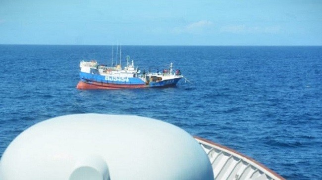 TNI AL Tangkap Satu Kapal Berbendera Taiwan di Laut Natuna 