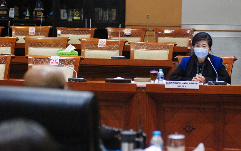 Sinintha Yuliansih Sibarani Ikuti Uji Kelayakan Hakim Agung dan Hakim Ad Hoc