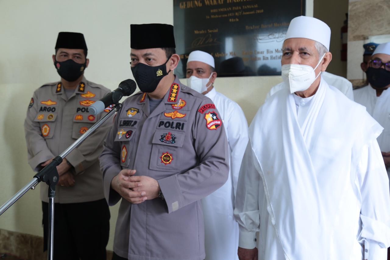 Silaturahmi ke Rabithah Alawiyah, Ini yang Disampaikan Listyo Sigit