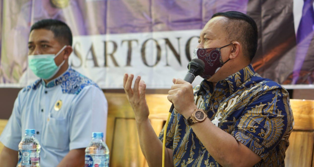 Di Hadapan Warga, Sartono Ingatkan Masyarakat Hindari Perpecahan