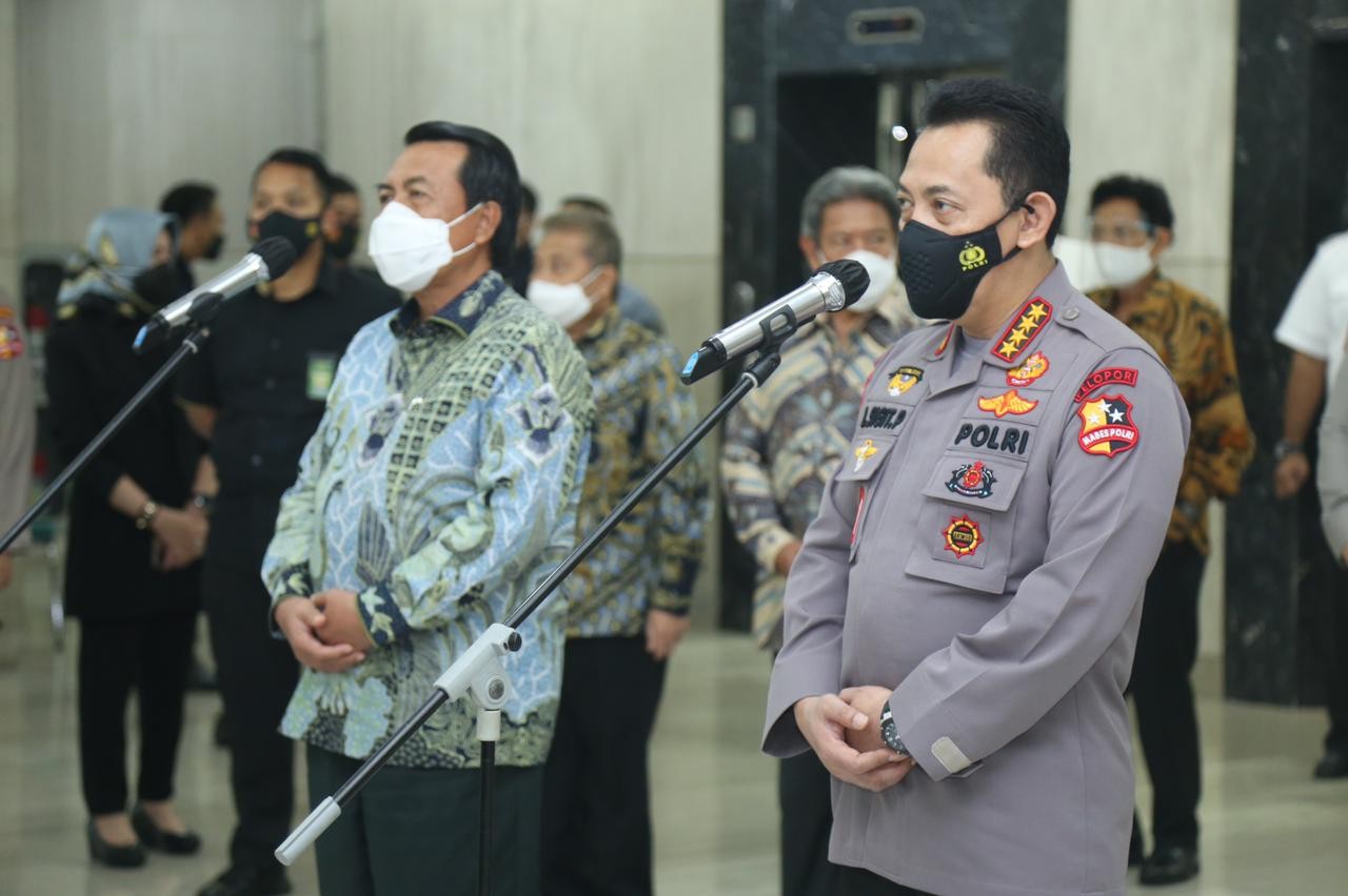 Bahas Mekanisme Tilang Elektronik, Kapolri Temui Ketua MA
