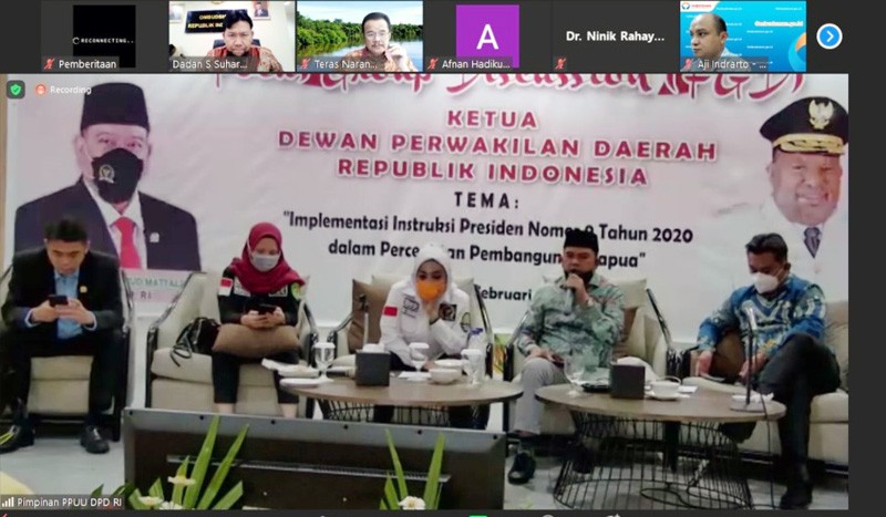 PPUU DPD RI Bahas Penguatan Pengawasan Ombudsman Atas Penyelenggaraan Pelayaan Publik