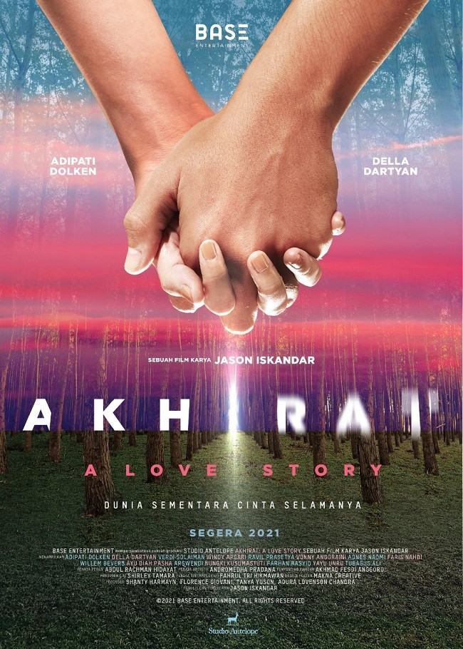 Teaser Poster Film Terbaru Adipati Dolken dan Della Dartyan  'Akhirat: A Love Story' Dirilis.