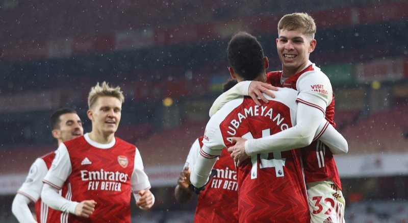 Hatrick Aubameyang Mantapkan Kemenangan Arsenal 4-2 atas Leeds