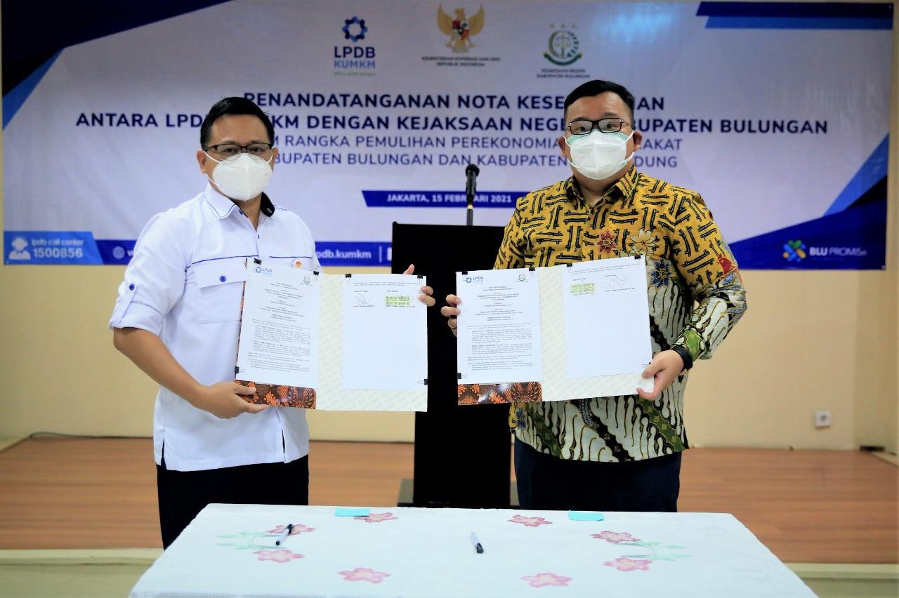 Tingkatkan Kompetensi Hukum dalam Penyaluran Dana Bergulir, LPDB Gandeng Kejari Bulungan