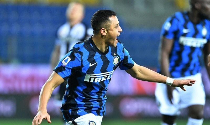 Alexis Sanchez Borong Dua Gol Saat Inter Tekuk Parma