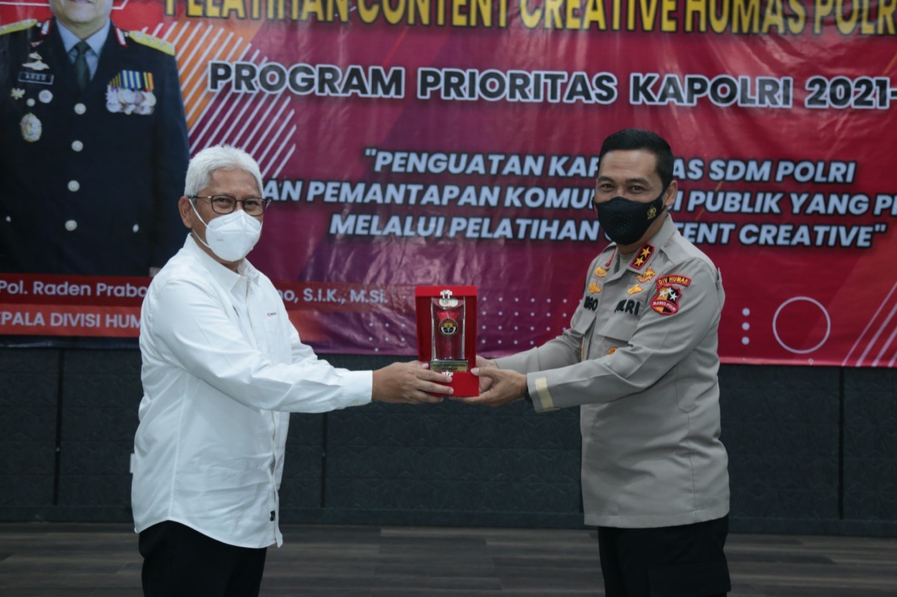 Tindaklanjuti 100 Hari Program Prioritas Kapolri, Divhumas Gelar Pelatihan Konten Kreatif