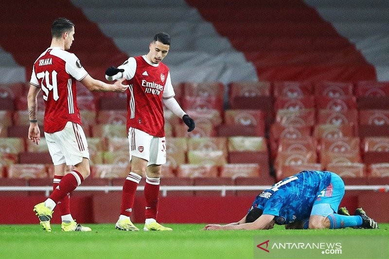 Meski Kalah di Leg Kedua, Arsenal Maju ke Perempat Final Liga Europa