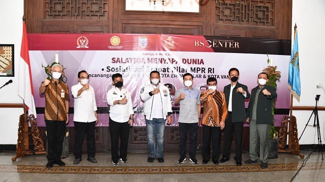 Ketua MPR RI Canangkan Kota Salatiga Sebagai Kota Empat Pilar