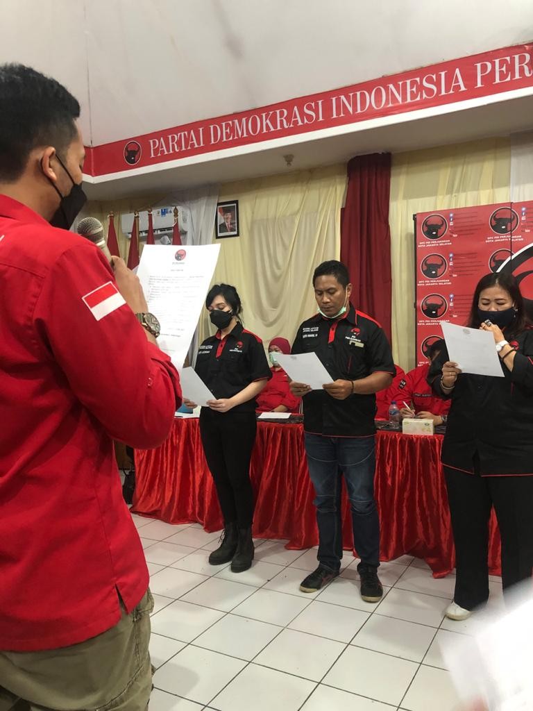 Jadi Ketua Badiklatcab PDIP Jaksel, Sumitro Engkeng: Kami Siap Tancap Gas