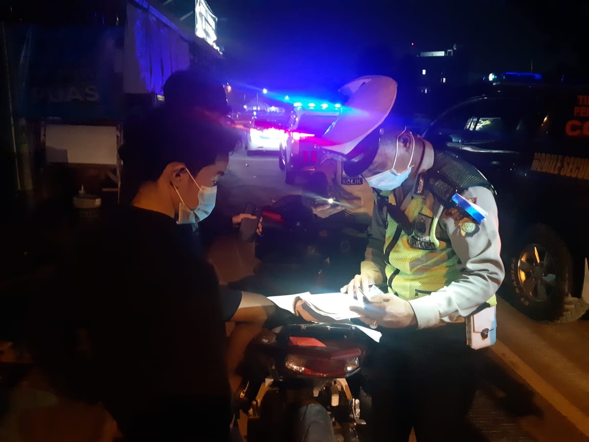 Agar Ramadan Kondusif, Polres Bekasi Kota Tindak Pebalap Liar dan Knalpot Bising