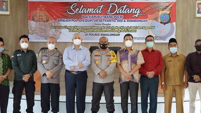Kapuslitbang Polri Apresiasi Polres Simalungun dan Aplikasi Horas Paten 