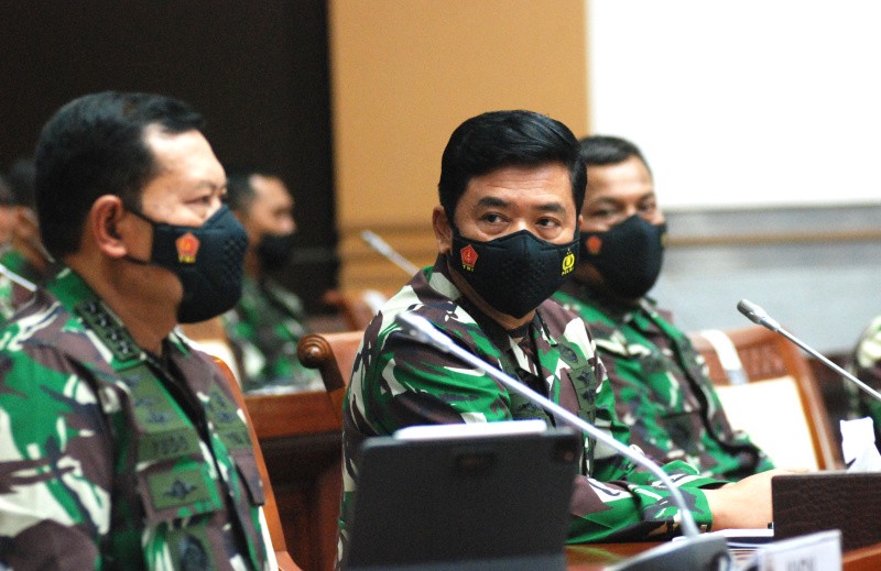 Panglima TNI Raker Dengan Komisi I