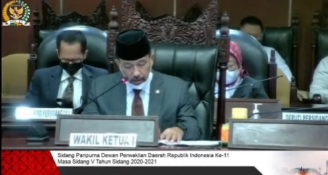 Sidang Paripurna, DPD RI Bahas Isu di Daerah dan Nasional