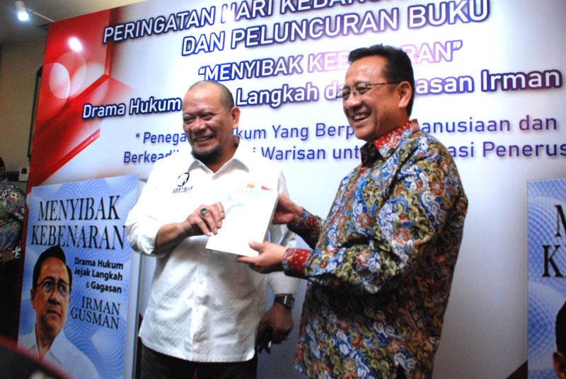 Mantan Ketua DPD RI Irman Gusman Luncurkan Buku