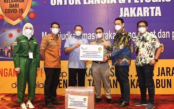Bamsoet Bersama GERAK BS Serahkan Bantuan Patient Monitor ke RS Islam Jakarta Cempaka Putih