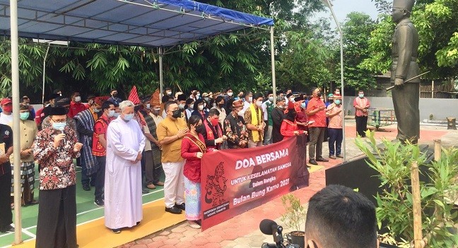 Bulan Bung Karno 2021, Karang Tumaritis Gelar Doa Lintas Agama dan Kursus Pancasila